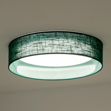Duolla - Iluminação de teto LED ROLLER LED/24W/230V diâmetro 45 cm verde