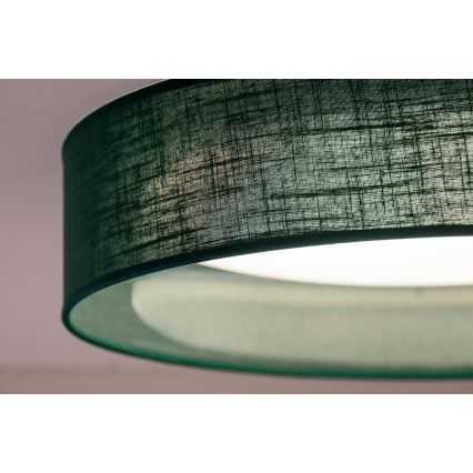 Duolla - Iluminação de teto LED ROLLER LED/24W/230V diâmetro 45 cm verde