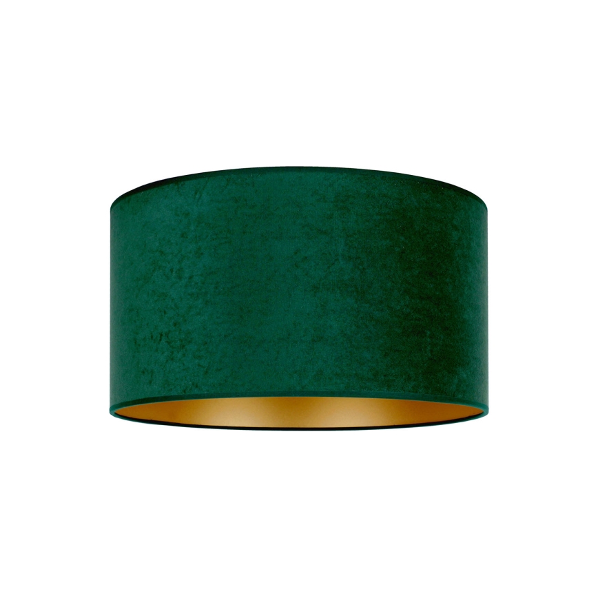 Duolla - Iluminação de teto ROLLER 1xE27/15W/230V diâmetro 40 cm escuro verde/dourado