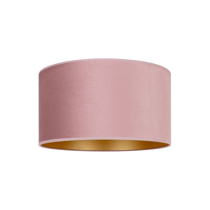 Duolla - Iluminação de teto ROLLER 1xE27/15W/230V diâmetro 40 cm rosa/dourado