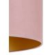 Duolla - Iluminação de teto ROLLER 3xE27/15W/230V diâmetro 60 cm rosa/dourado