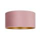 Duolla - Iluminação de teto ROLLER 3xE27/15W/230V diâmetro 60 cm rosa/dourado