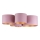 Duolla - Iluminação de teto ROLLER PENTO 5xE27/60W/230V rosa