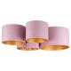 Duolla - Iluminação de teto ROLLER PENTO 5xE27/60W/230V rosa