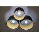 Duolla - Iluminação de teto ROLLER TRIO 3xE27/60W/230V antracite