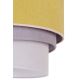 Duolla - Iluminação de teto TRIO 1xE27/15W/230V diâmetro 45 cm amarelo/cinzento/branco