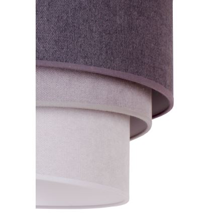 Duolla - Iluminação de teto TRIO 1xE27/15W/230V diâmetro 45 cm antracite/cinzento/branco