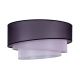Duolla - Iluminação de teto TRIO 3xE27/15W/230V diâmetro 60 cm preto/rosa/prateado