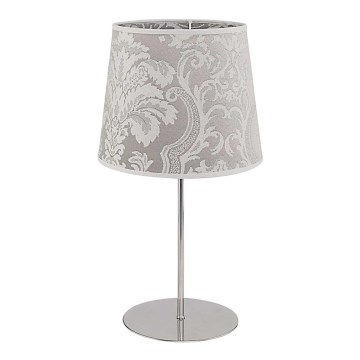 Duolla - Lâmpada de mesa SOPRANO 1xE27/40W/230V diâmetro 24 cm prateada