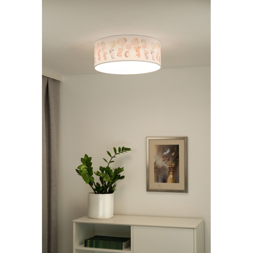 Duolla - Luminária de teto infantil LED CORTINA LED/26W/230V diâmetro 40 cm 4000K