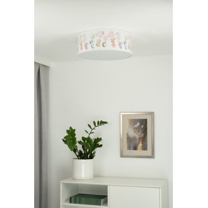 Duolla - Luminária de teto infantil LED CORTINA LED/26W/230V diâmetro 40 cm 4000K