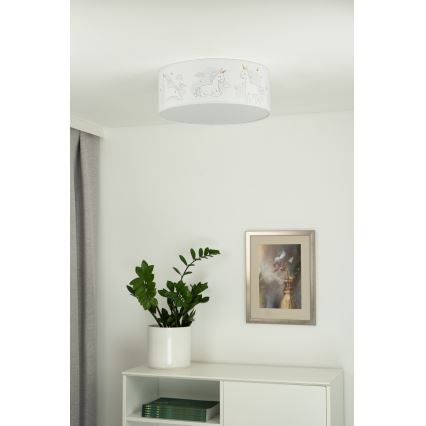Duolla - Luminária de teto infantil LED CORTINA LED/26W/230V diâmetro 40 cm 4000K