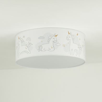 Duolla - Luminária de teto infantil LED CORTINA LED/26W/230V diâmetro 40 cm 4000K