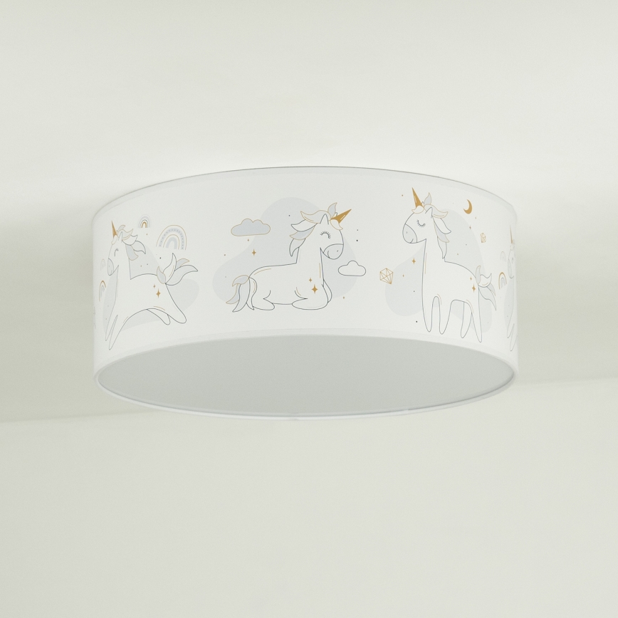 Duolla - Luminária de teto infantil LED CORTINA LED/26W/230V diâmetro 40 cm 4000K