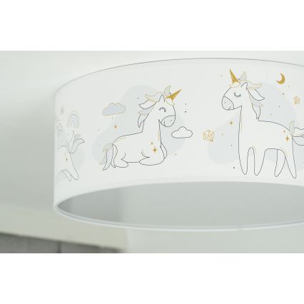 Duolla - Luminária de teto infantil LED CORTINA LED/26W/230V diâmetro 40 cm 4000K