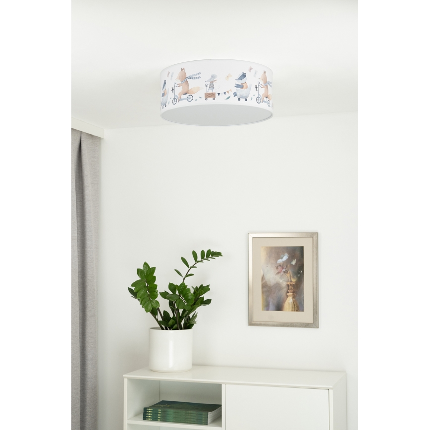 Duolla - Luminária de teto infantil LED CORTINA LED/26W/230V diâmetro 40 cm 4000K