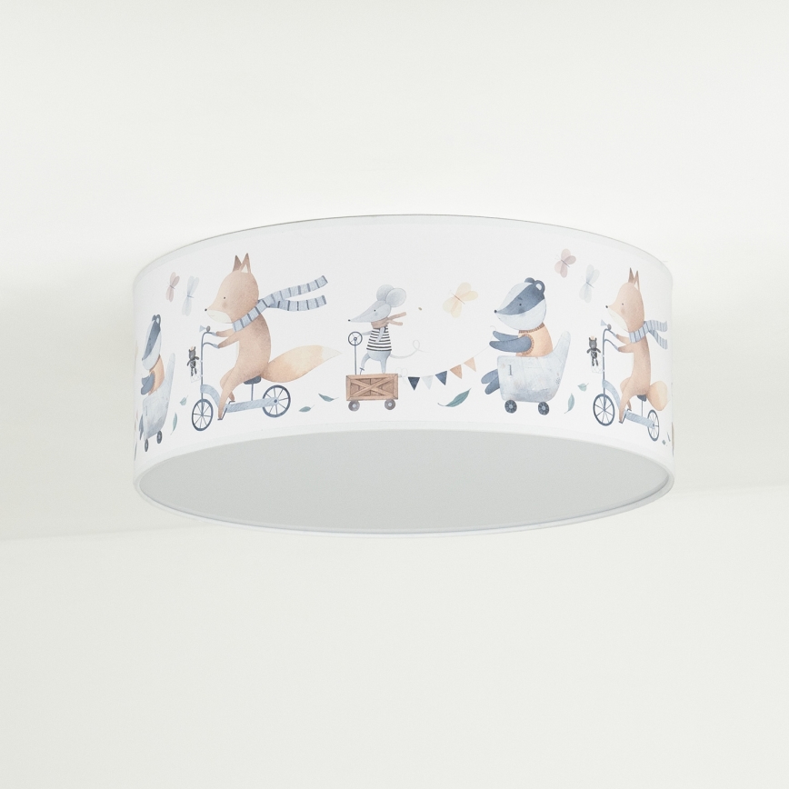 Duolla - Luminária de teto infantil LED CORTINA LED/26W/230V diâmetro 40 cm 4000K