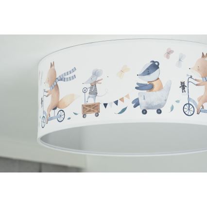 Duolla - Luminária de teto infantil LED CORTINA LED/26W/230V diâmetro 40 cm 4000K