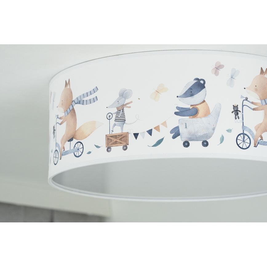 Duolla - Luminária de teto infantil LED CORTINA LED/26W/230V diâmetro 40 cm 4000K