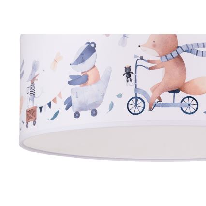 Duolla - Luminária de teto infantil LED CORTINA LED/26W/230V diâmetro 40 cm 4000K