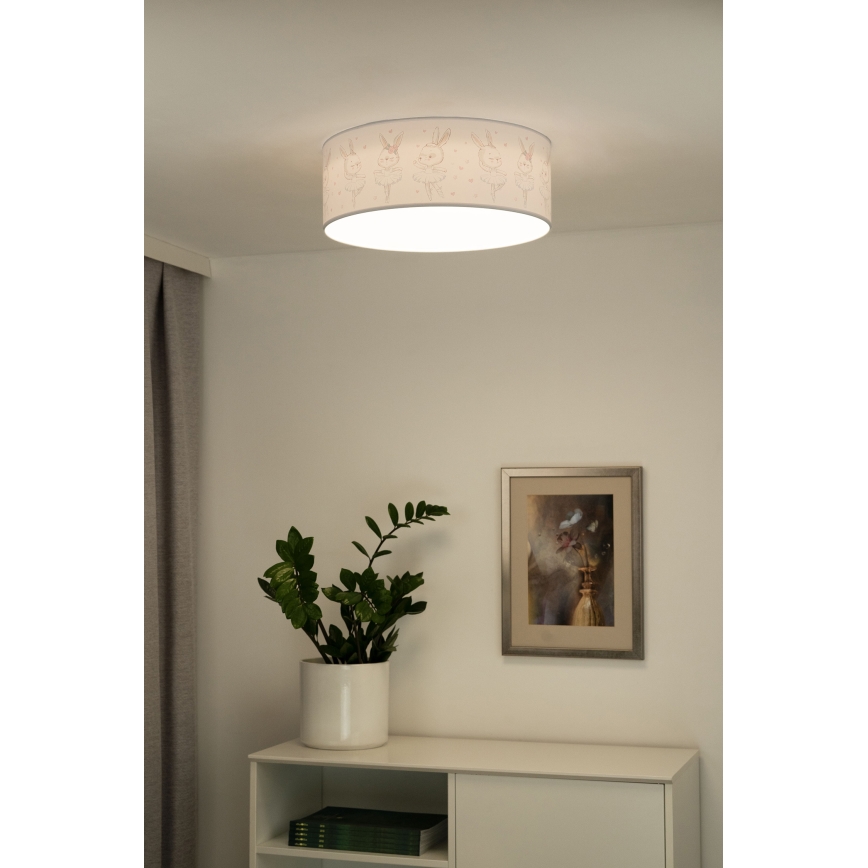 Duolla - Luminária de teto infantil LED CORTINA LED/26W/230V diâmetro 40 cm 4000K
