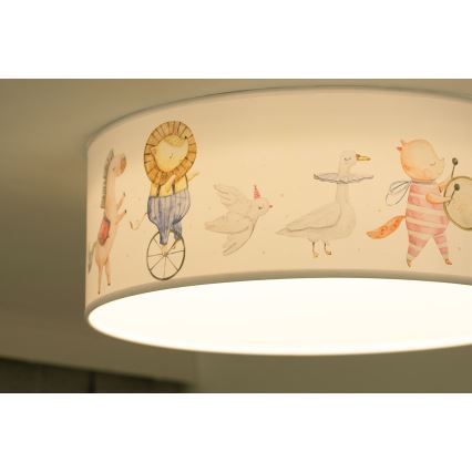 Duolla - Luminária de teto infantil LED CORTINA LED/26W/230V diâmetro 40 cm 4000K