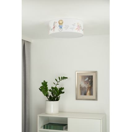 Duolla - Luminária de teto infantil LED CORTINA LED/26W/230V diâmetro 40 cm 4000K