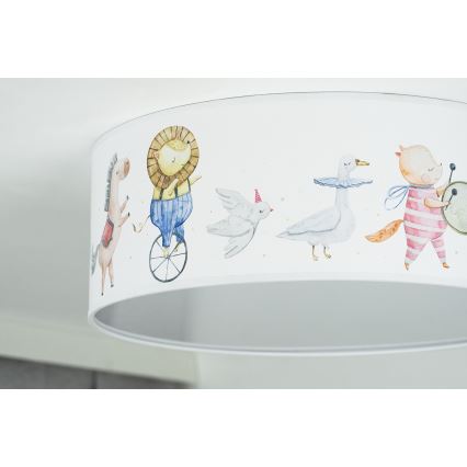 Duolla - Luminária de teto infantil LED CORTINA LED/26W/230V diâmetro 40 cm 4000K