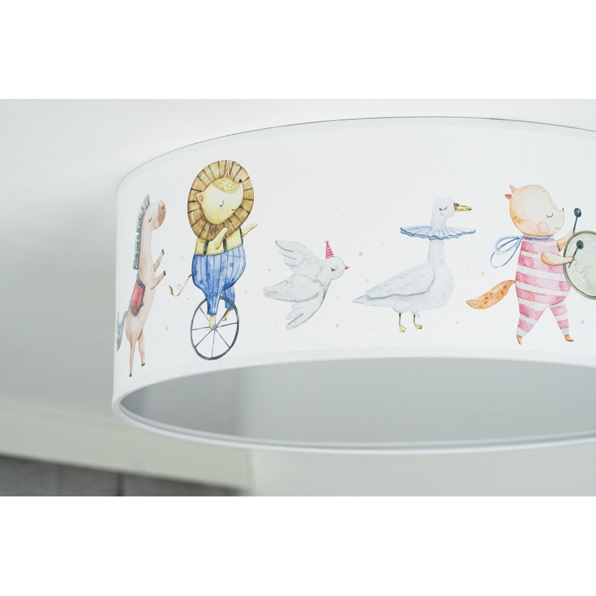 Duolla - Luminária de teto infantil LED CORTINA LED/26W/230V diâmetro 40 cm 4000K