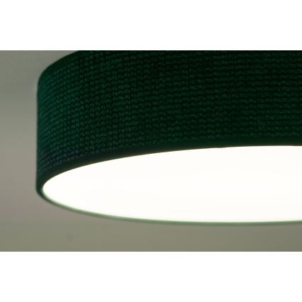 Duolla - Luminária de Teto LED CORTINA LED/26W/230V diâmetro 30 cm 4000K verde