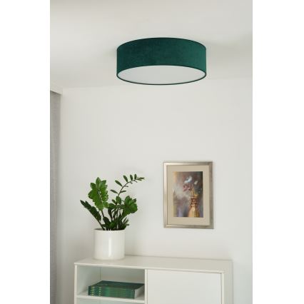 Duolla - Luminária de Teto LED CORTINA LED/26W/230V diâmetro 30 cm 4000K verde
