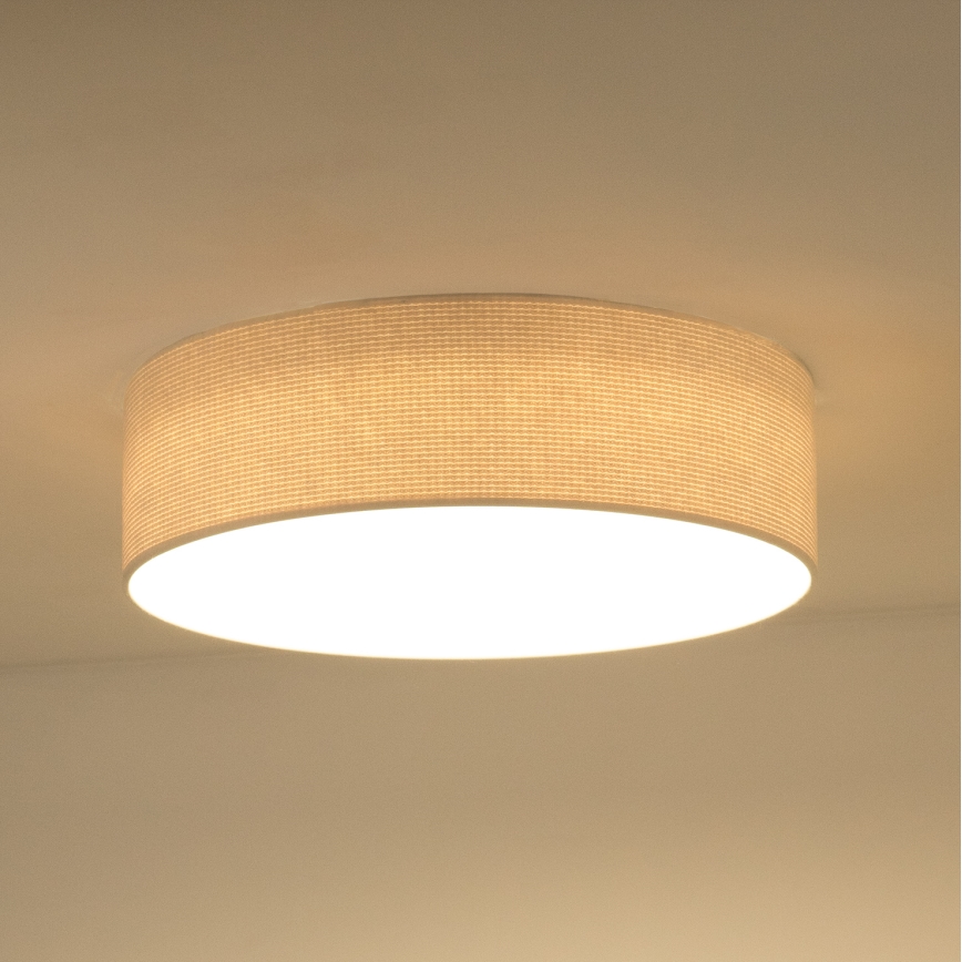 Duolla - Plafon LED CORTINA LED/26W/230V diâmetro 45 cm 4000K creme