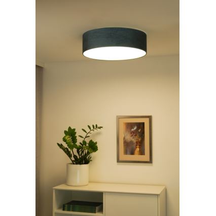 Duolla - Plafon LED CORTINA LED/26W/230V diâmetro 45 cm 4000K turquesa