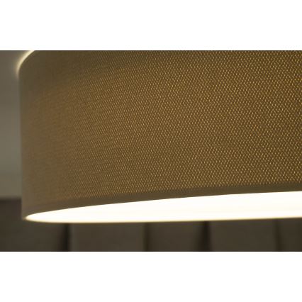 Duolla - Luminária de Teto LED CORTINA LED/26W/230V diâmetro 45 cm 4000K bege
