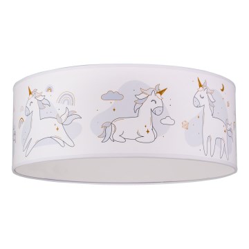 Duolla - Luminária de teto infantil LED CORTINA LED/26W/230V diâmetro 40 cm 4000K