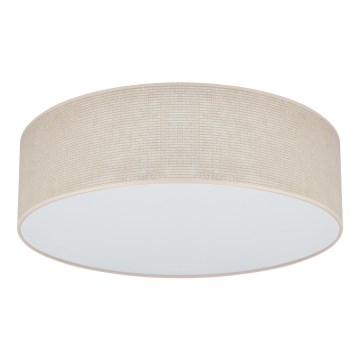 Duolla - Luminária de Teto LED CORTINA LED/26W/230V diâmetro 45 cm 4000K bege