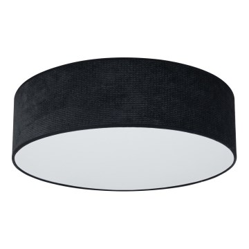 Duolla - Luminária de Teto LED CORTINA LED/26W/230V diâmetro 45 cm 4000K preta