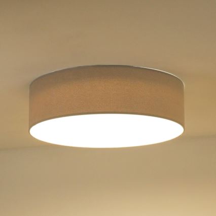 Duolla - Plafon LED CORTINA LED/26W/230V diâmetro 30 cm 4000K cinza