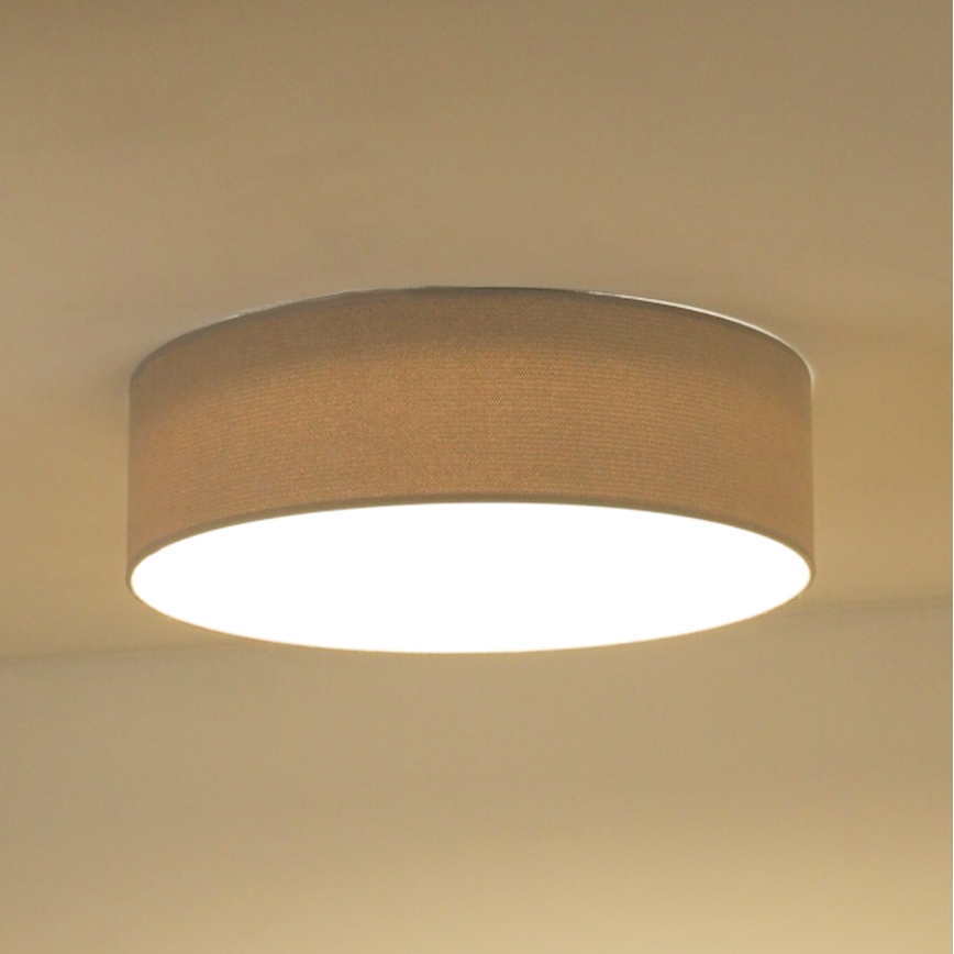 Duolla - Plafon LED CORTINA LED/26W/230V diâmetro 30 cm 4000K cinza