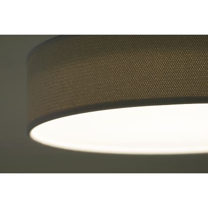 Duolla - Plafon LED CORTINA LED/26W/230V diâmetro 30 cm 4000K cinza