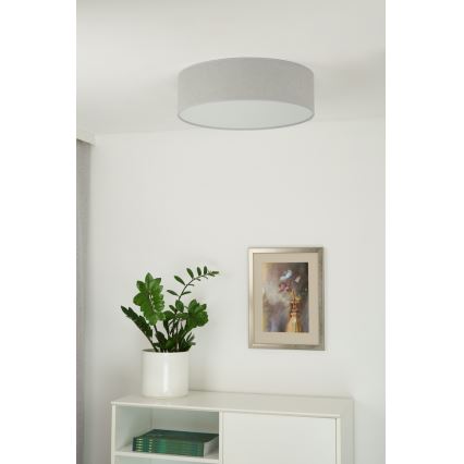 Duolla - Plafon LED CORTINA LED/26W/230V diâmetro 30 cm 4000K cinza