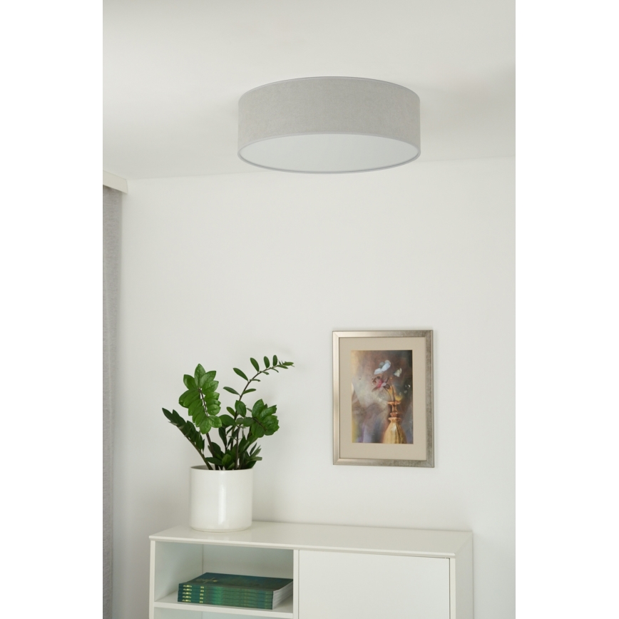 Duolla - Plafon LED CORTINA LED/26W/230V diâmetro 30 cm 4000K cinza