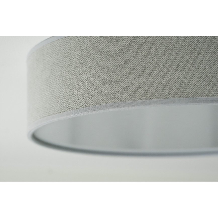 Duolla - Plafon LED CORTINA LED/26W/230V diâmetro 30 cm 4000K cinza