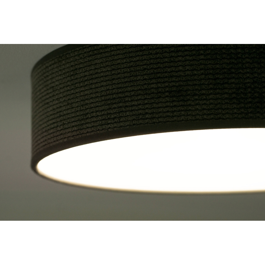 Duolla - Luminária de Teto LED CORTINA LED/26W/230V diâmetro 30 cm 4000K castanho