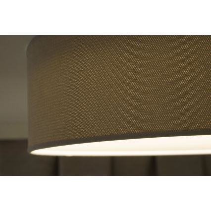 Duolla - Luminária de Teto LED CORTINA LED/26W/230V diâmetro 45 cm 4000K cinza