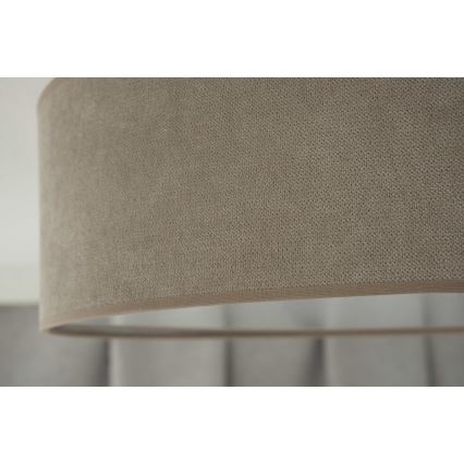 Duolla - Luminária de Teto LED CORTINA LED/26W/230V diâmetro 45 cm 4000K castanho