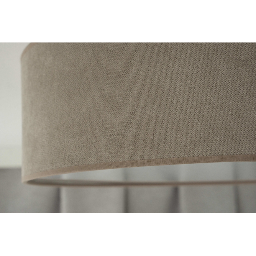 Duolla - Luminária de Teto LED CORTINA LED/26W/230V diâmetro 45 cm 4000K castanho