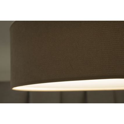 Duolla - Luminária de Teto LED CORTINA LED/26W/230V diâmetro 45 cm 4000K castanho