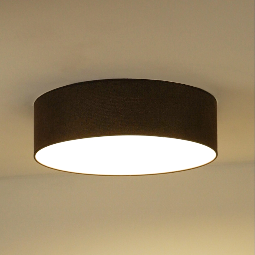 Duolla - Luminária de Teto LED CORTINA LED/26W/230V diâmetro 45 cm 4000K castanho
