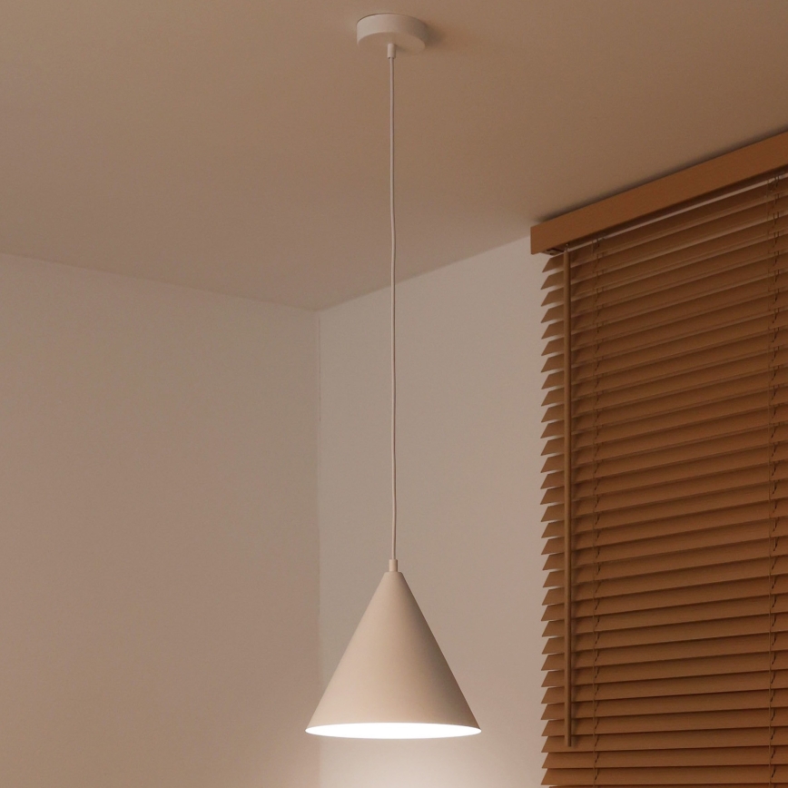 Duolla - Lustre pendente em cabo IRONLINE 1xG9/3W/230V Ø 25 cm branco